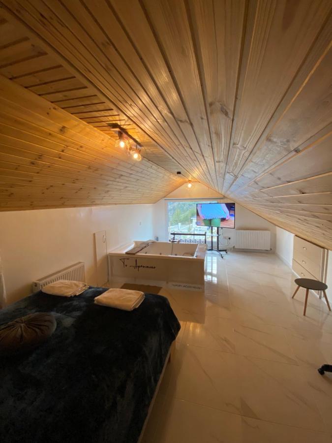 Appartamento Aprosmeno Jacuzzi House 2 Agros Esterno foto